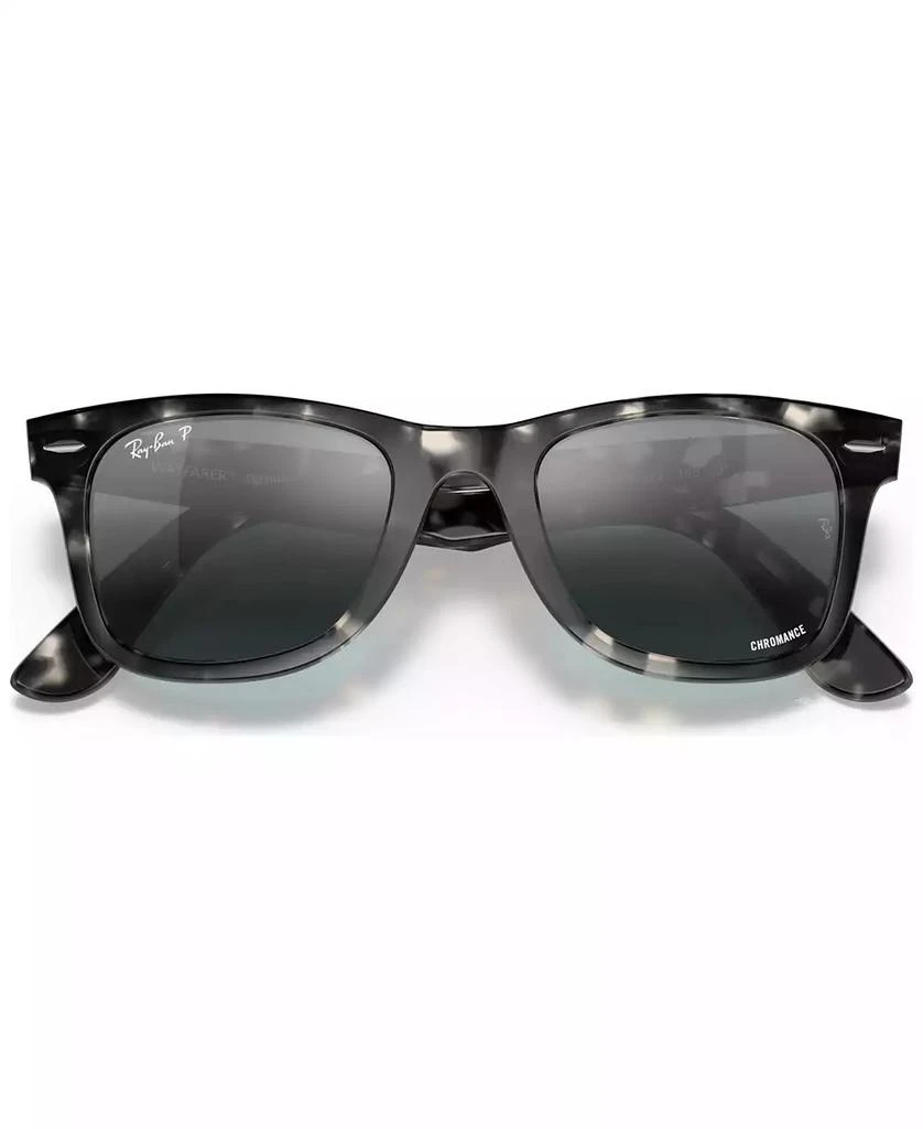 Ray-Ban Unisex Polarized Sunglasses, RB2140 Wayfarer Chromance 3