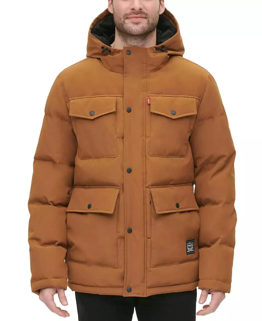 Levi's Levi’s® Men's Quilted Four Pocket Parka Hoody Jacket 1