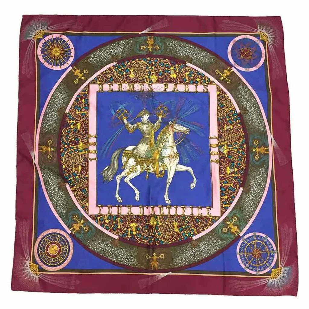 Hermes blue Silk Scarf (Pre-Owned)