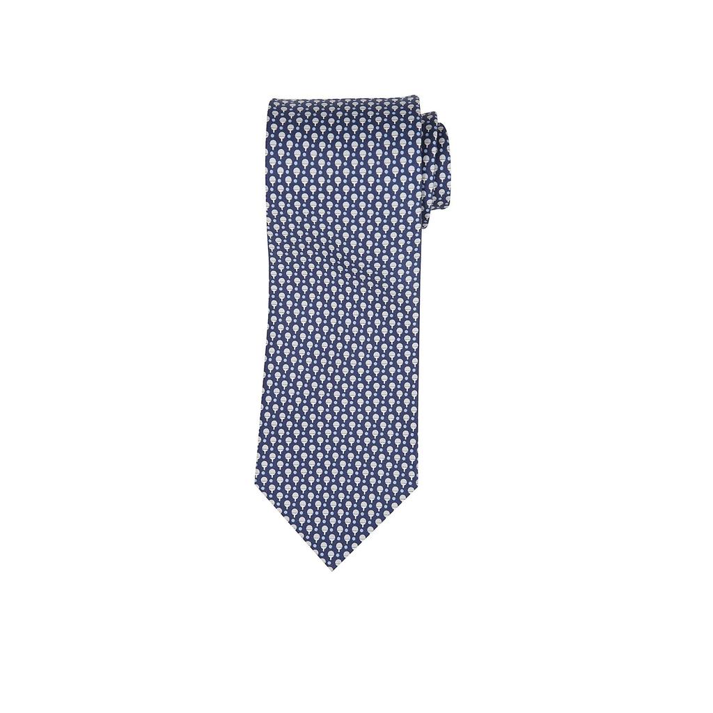 Salvatore Ferragamo Ferragamo Ping Pong Printed Satin Tie