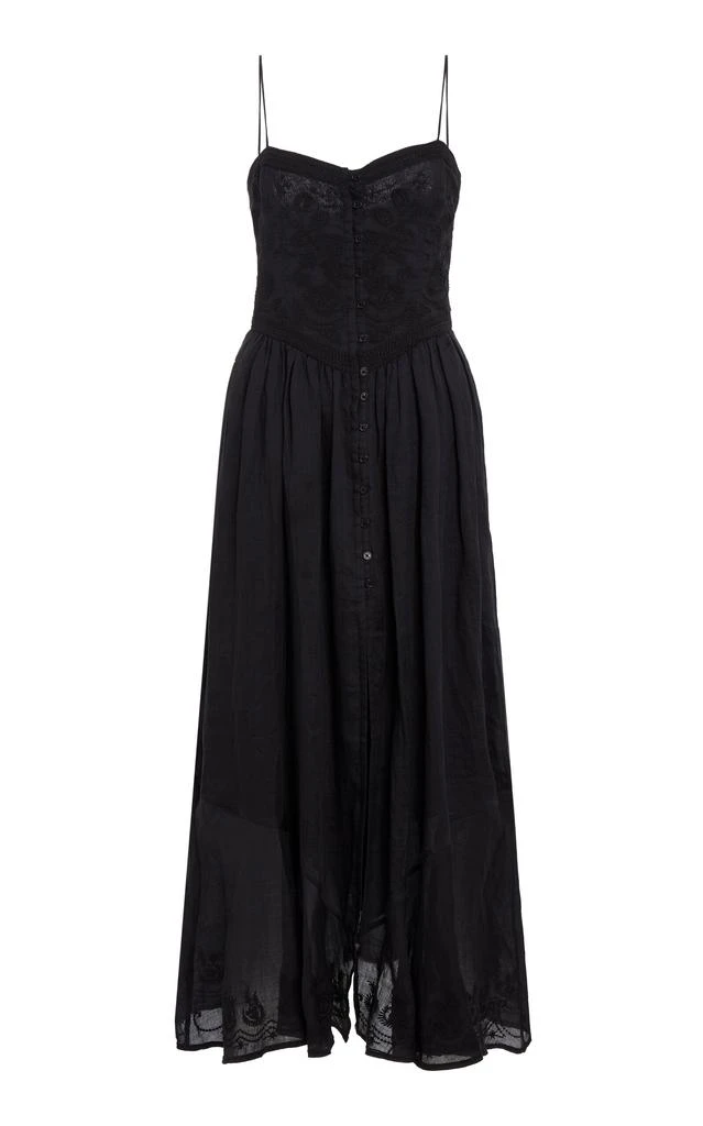 Erika Embroidered Ramie Midi Dress - Black - FR 38 - Moda Operandi  On  Sale Now with Up to 60% Off | Discover Exclusive Deals & Savings at  BeyondStyle  Authentic