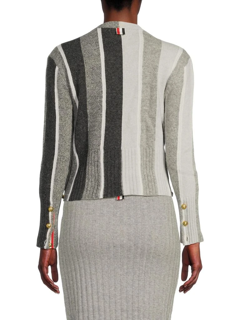 Thom Browne ​Wide-Striped Wool Cardigan 2