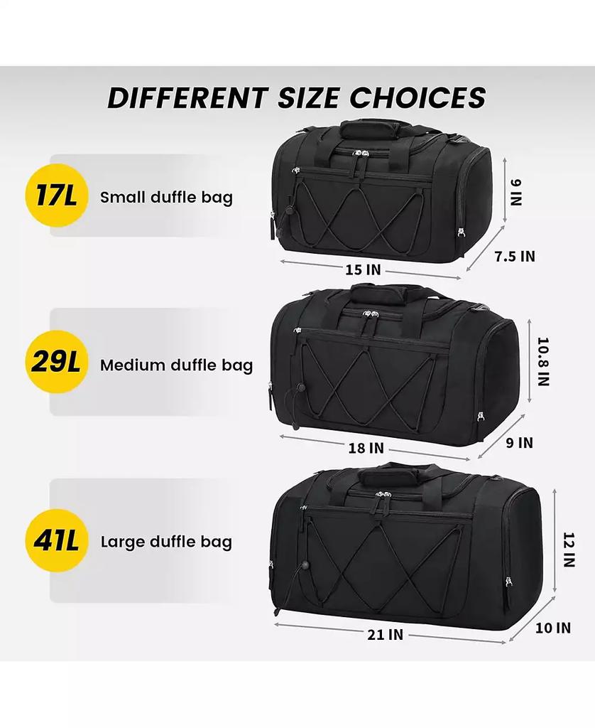 Urtala Roomy Gym Bag for Men - 21 Inches Duffle Bag with Shoe Compartment, Lightweight Travel Bag for Sports, Gym & Weekend Trips