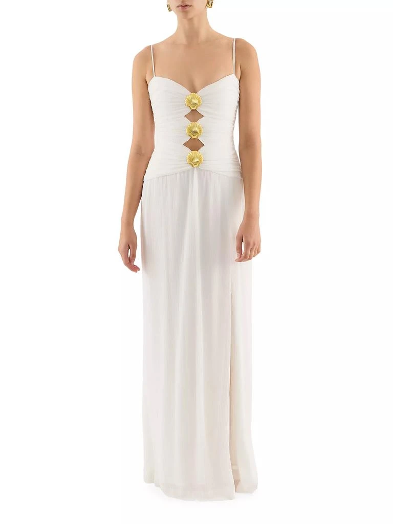 Rebecca Vallance Guinevere Cut-Out Slip Gown 2