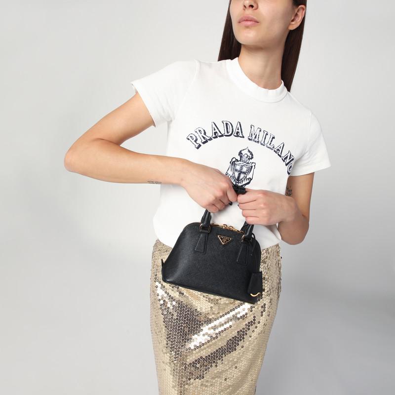 Prada Promenade bag black in Saffiano
