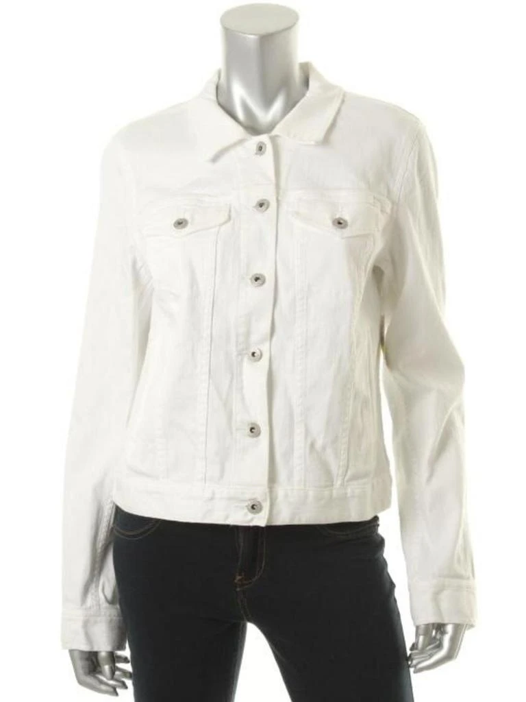 Vince Camuto Womens Cotton Stretch Denim Jacket 2