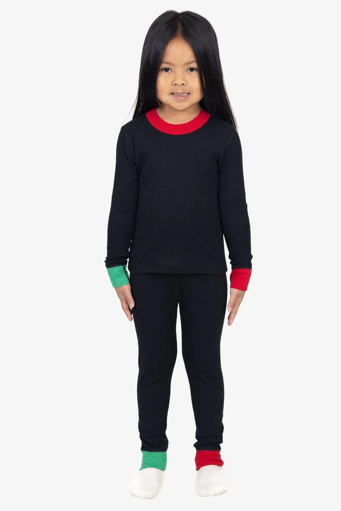 Los Angeles Apparel FFR104 - Kids 50/50 Rib Pant 2