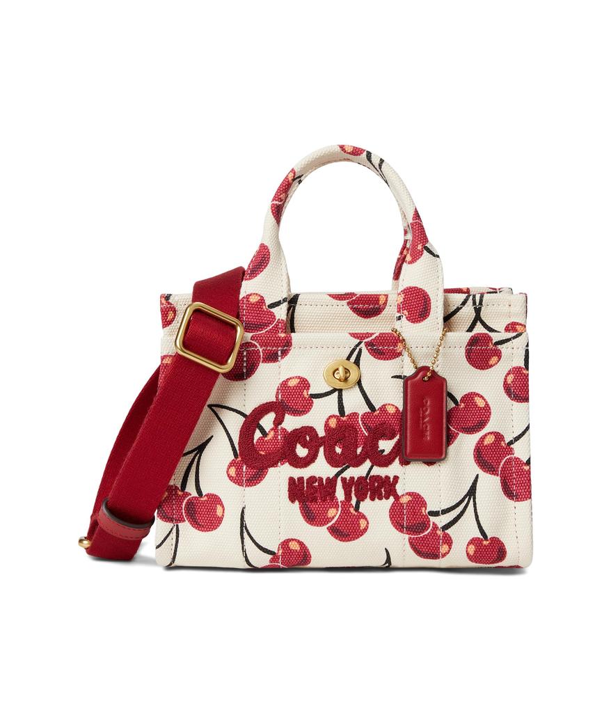 Coach Cargo Tote Bag 20 with Cherry Print - Tote Bags