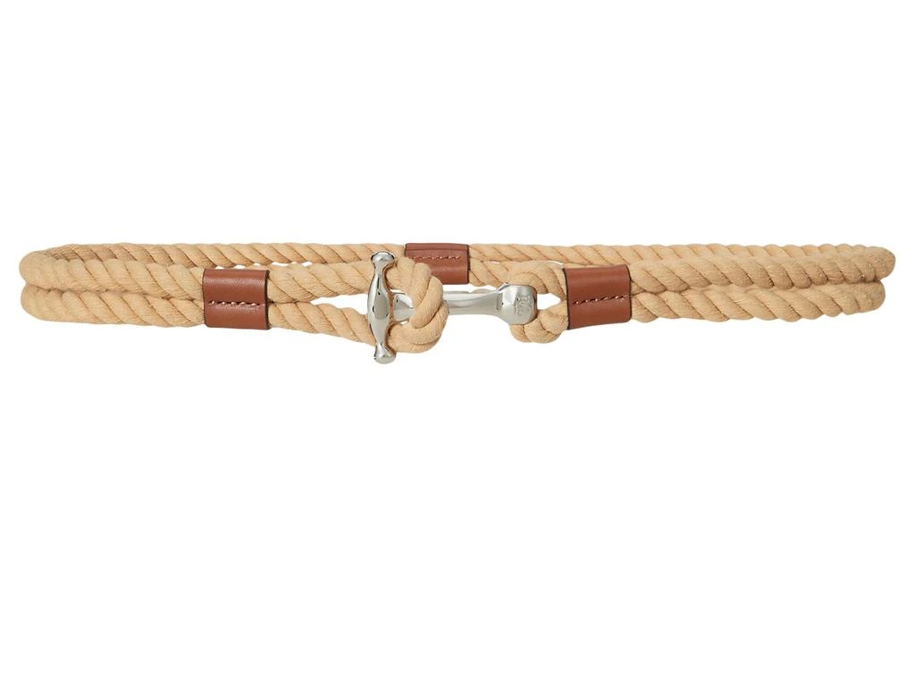 Ralph Lauren Rope Anchor-Toggle Skinny Belt 1