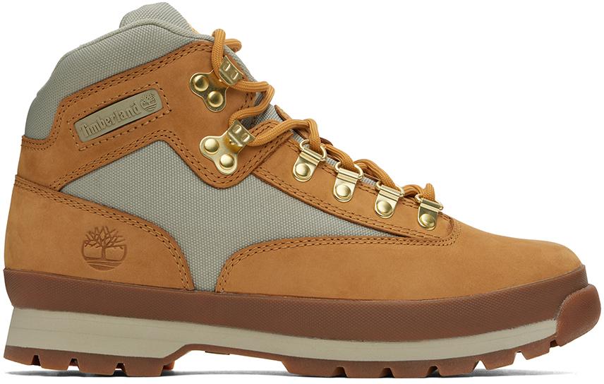 Timberland Beige & Khaki Euro Hiker Boots