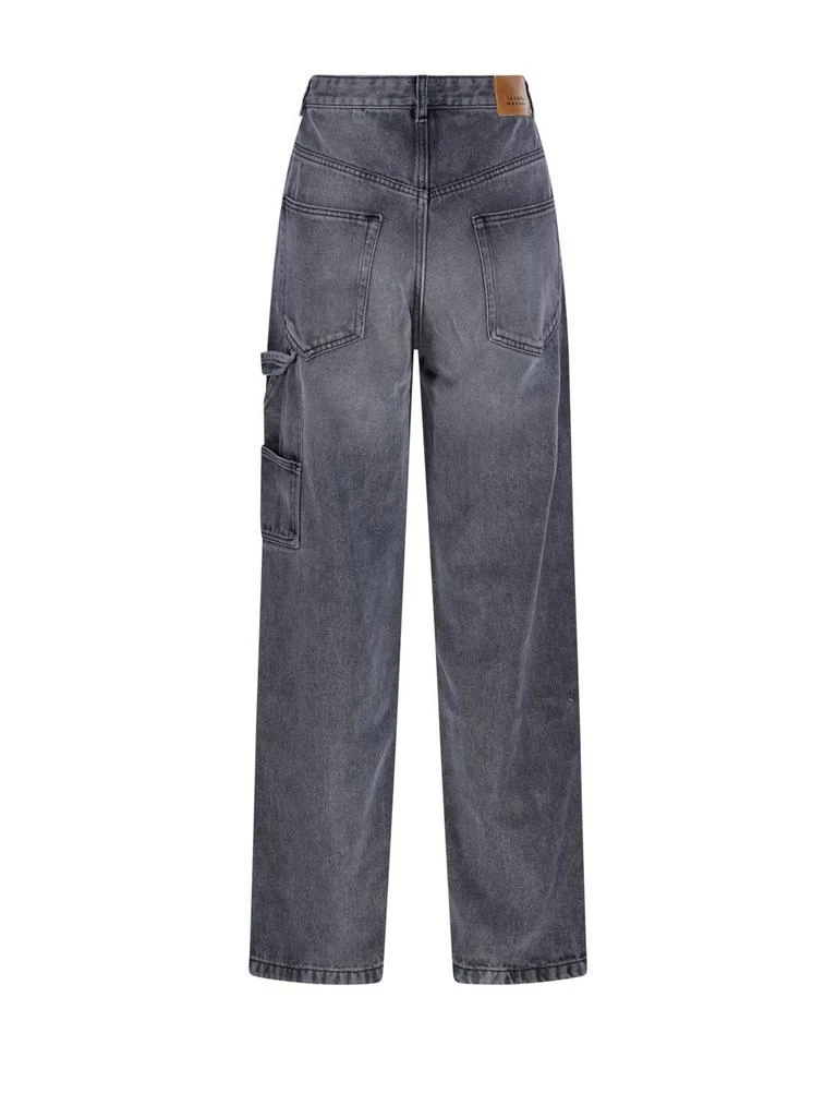 Isabel Marant Isabel Marant Bymara Logo Patch Wide-Leg Jeans 2