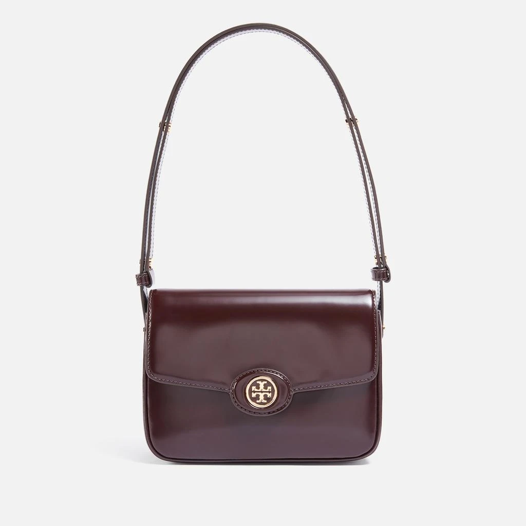 Tory Burch Robinson Spazzolato Convertible Leather Shoulder Bag 1