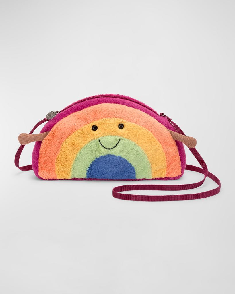 Jellycat Amuseable Smiling Rainbow Bag