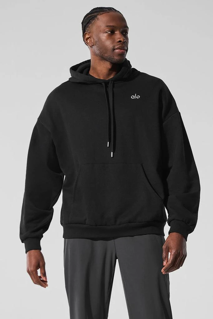 Alo Accolade Hoodie - Charcoal Green 1