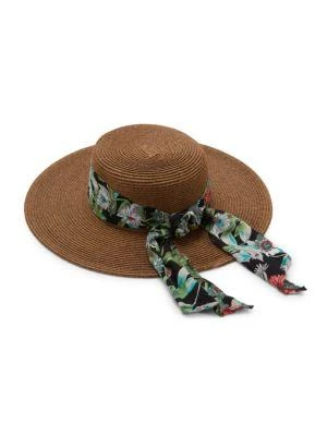 San Diego Hat Company Ribbon Tie Boater Hat 2