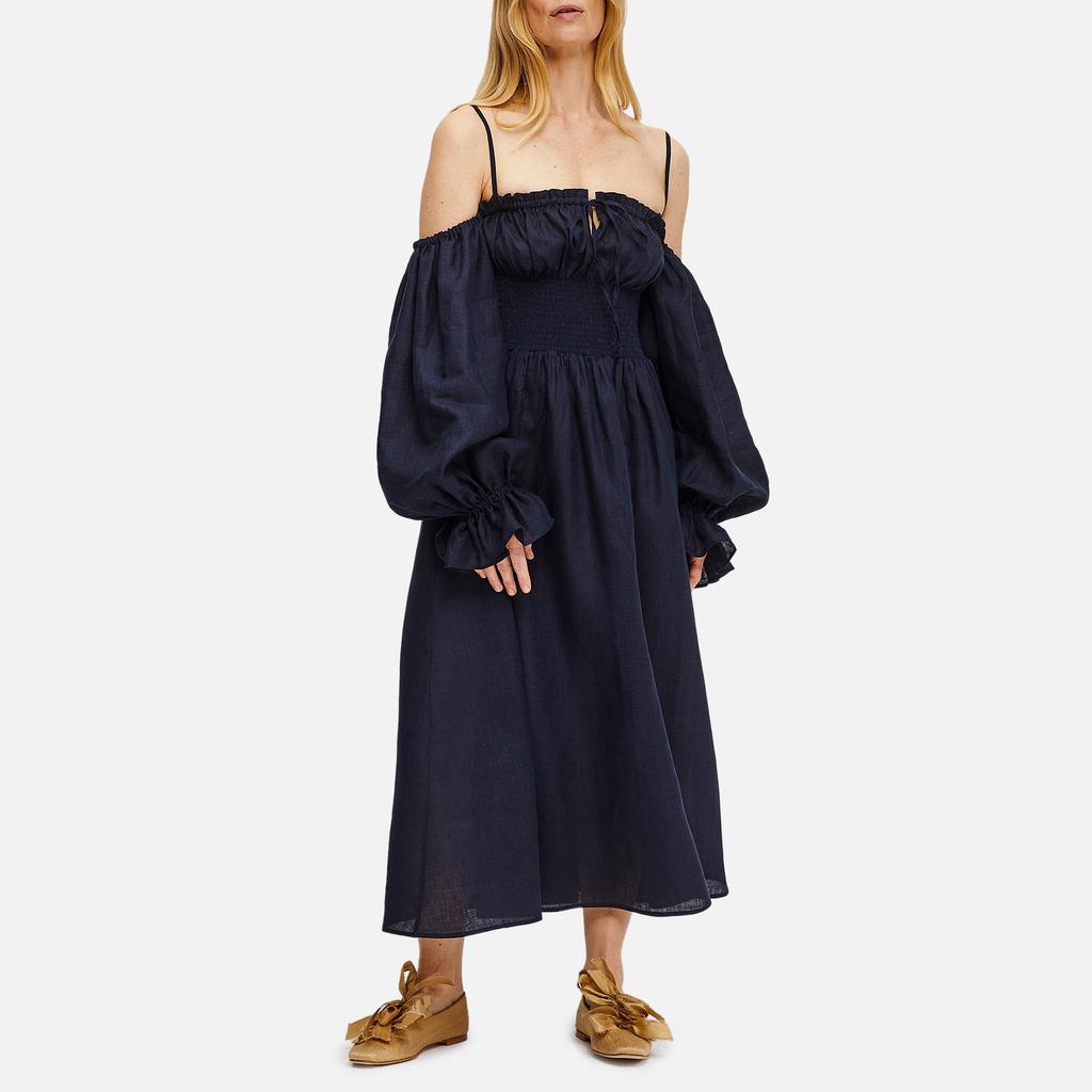 Sleeper Sleeper Cancan Linen Maxi Dress