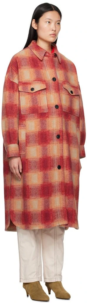 Isabel Marant Orange Fontizi Coat 2