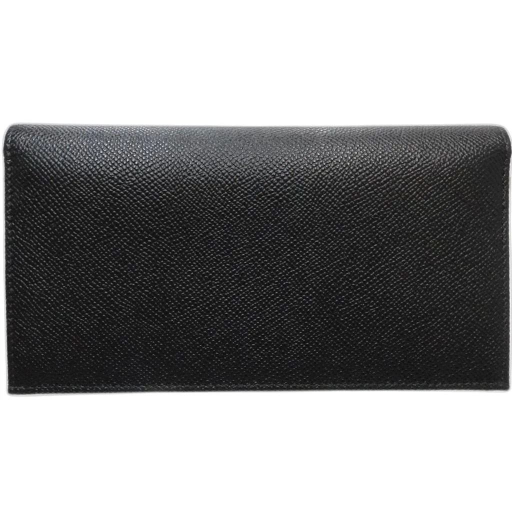 BVLGARI Royal blue Leather Long Wallet (Bi-Fold) (Pre-Owned) 3