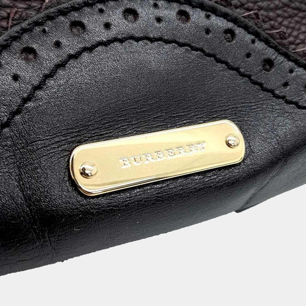Burberry Burberry Black Brown Leather tote Bag 3