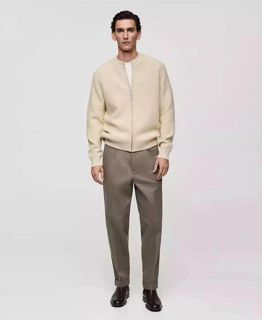 Mango Men's Slim-Fit Full-Zip Knit Cardigan 6