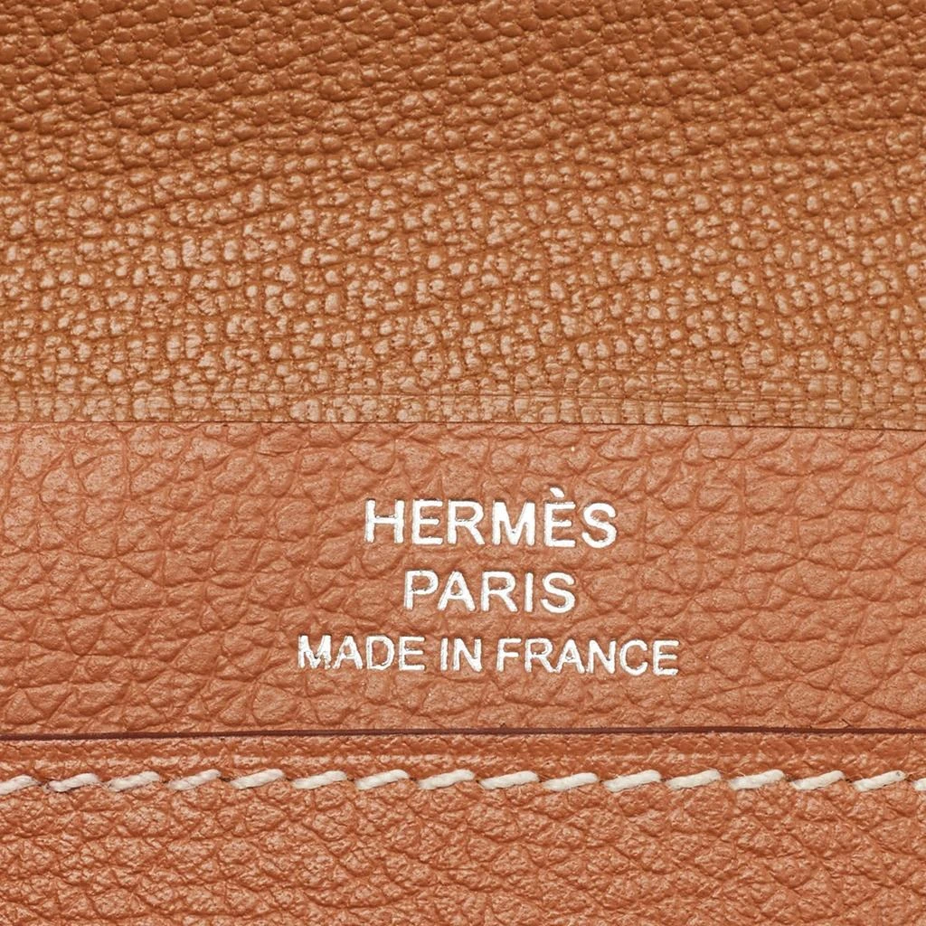 Hermes Hermès Gold Evercolor Leather R.m.s Card Holder 6