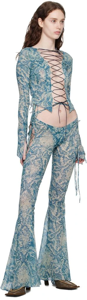 KNWLS Blue Glimmer Trousers 4