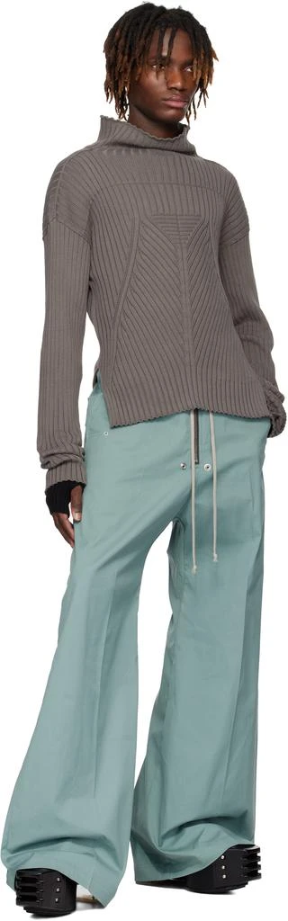 Rick Owens Gray Hollywood Tabard Sweater 4