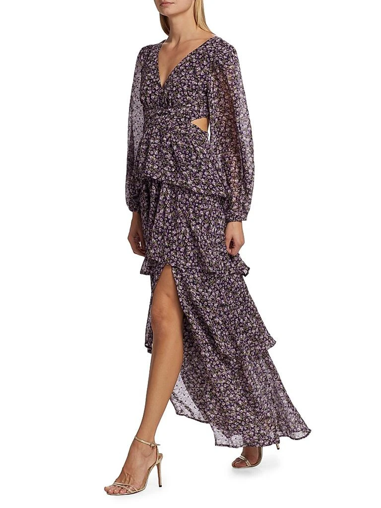chinese dress ladies ASTR the label Women's Anora Dress, Purple Ditsy, X-Large : Amazon.ca:  Clothing, Shoes & Accessories