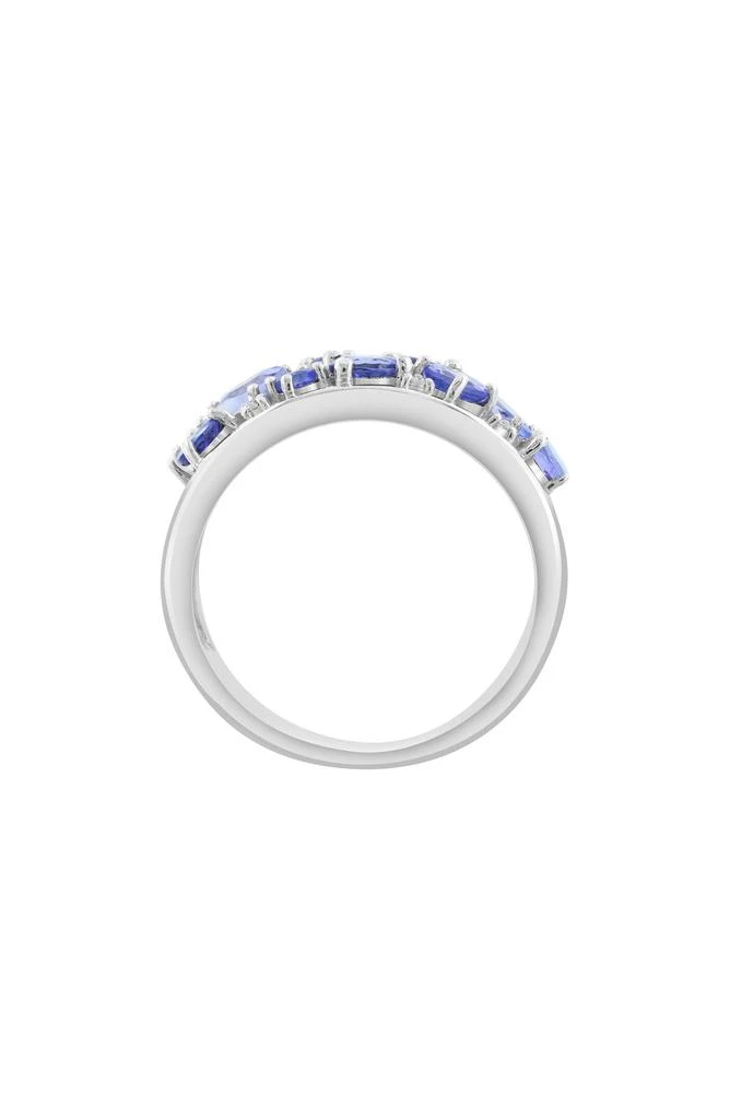 Effy Sterling Silver Diamond 
Tanzanite Ring 2