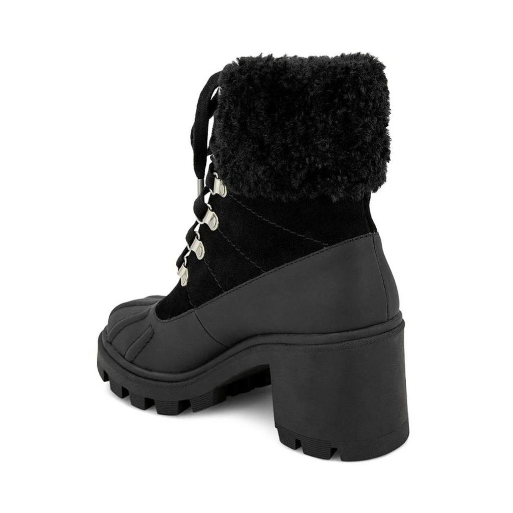Splendid Mikayla Womens Leather Block Heel Combat & Lace-up Boots 2