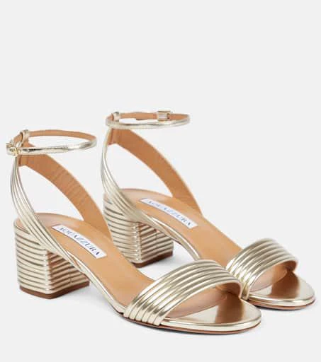 Aquazzura Sundance 50 faux leather sandals 1