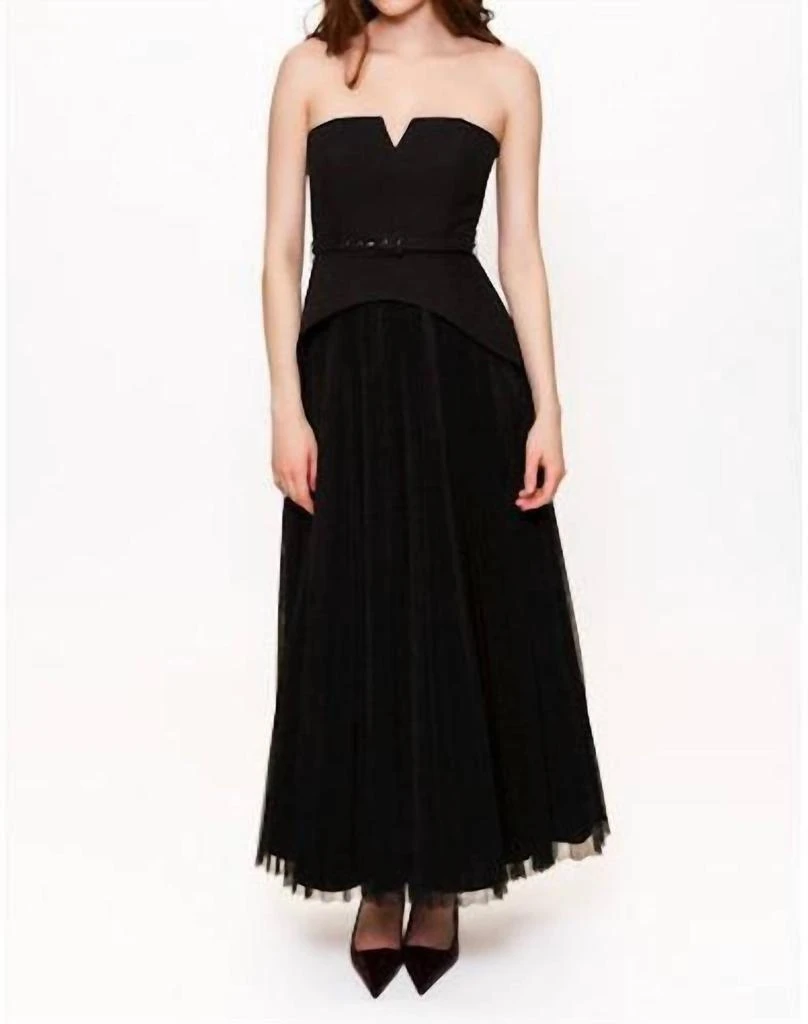 hutch Hutch - Lilibet Strapless Maxi Gown
