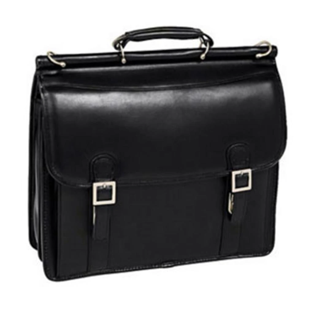 McKleinUSA McKlein HALSTED 80335 Black Double Compartment Laptop Case