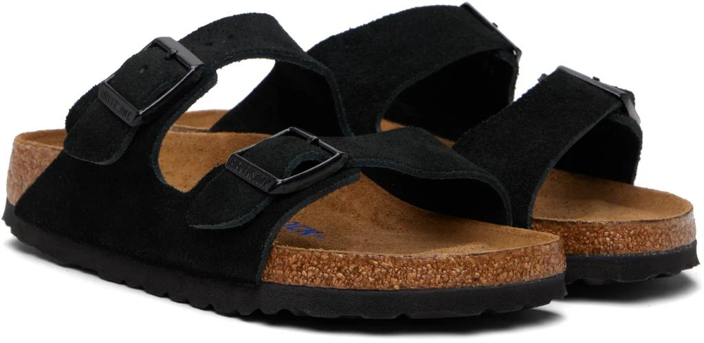 Birkenstock Black Regular Arizona Soft Footbed Sandals 4
