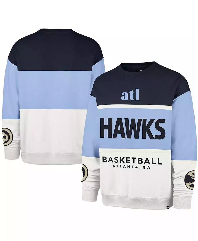 47 Brand Men's and Women's Light Blue Atlanta Hawks 2024/25 City Edition On Five Maximalist Pullover Sweatshirt