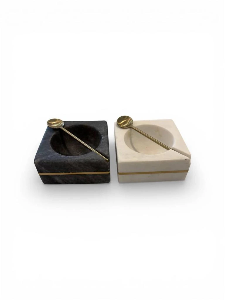 Zodax Zodax - Marble Square Salt
Pepper Bowls