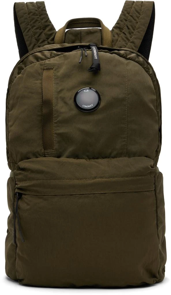 C.P. Company Khaki Lens Nylon B Back Pack 1
