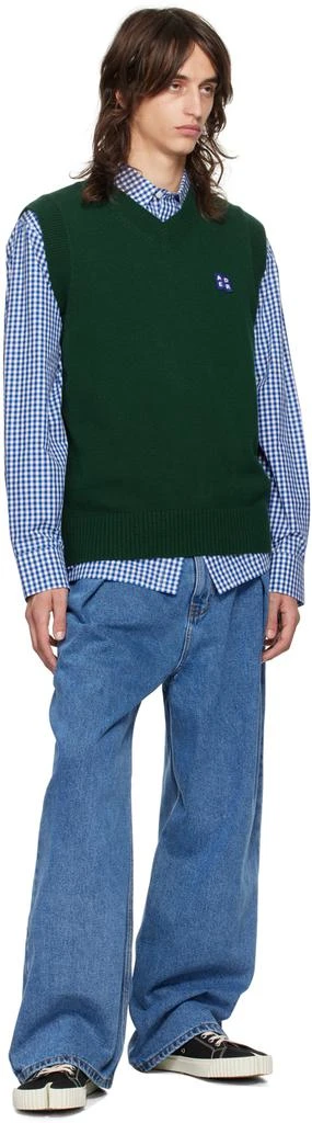 ADER error Green TRS Tag Knit Vest 4