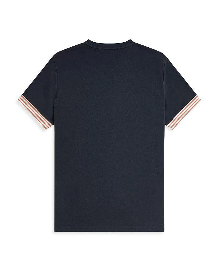 Fred Perry Short Sleeve Striped-Cuff Tee 2