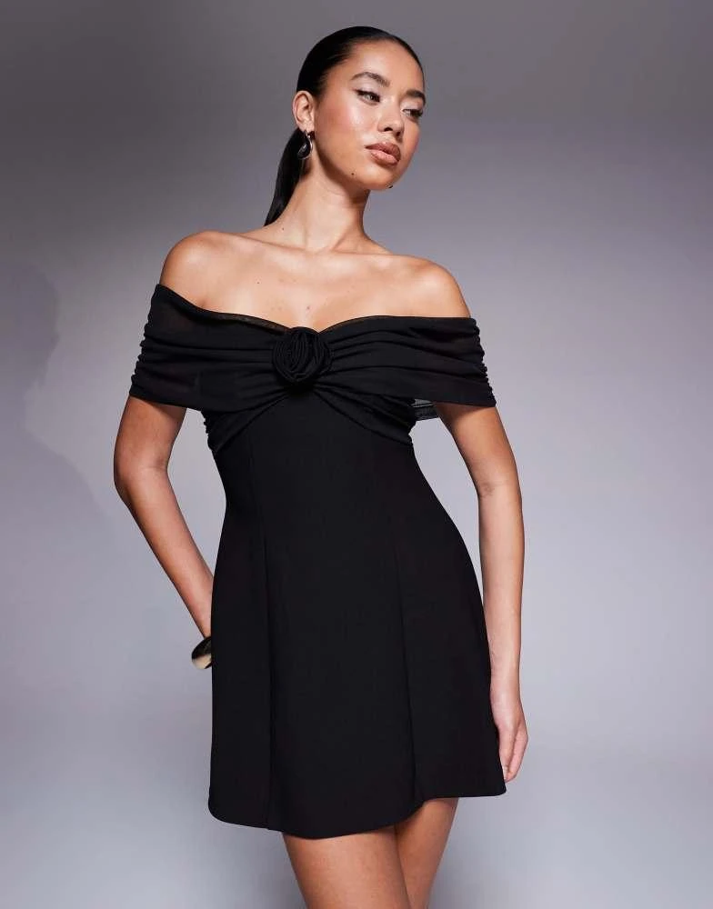princess polly baby blue dress Forever New Forever New off shoulder mini dress in black - Dresses & Skirts  - Free Shipping
