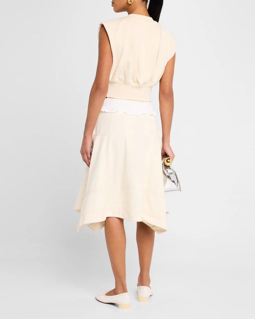 knee length dresses for ladies Meg Sweatshirt French Terry Midi Dress main image 1