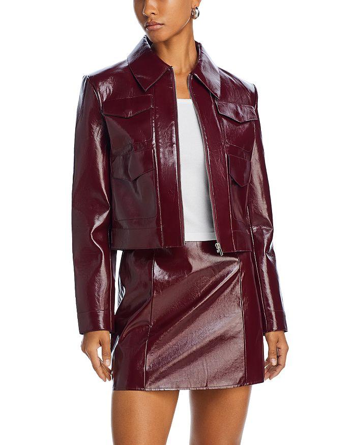 Ronny Kobo Linde Faux Leather Jacket