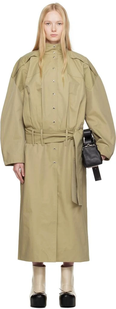FIDAN NOVRUZOVA Beige Yohana Trench Coat 1
