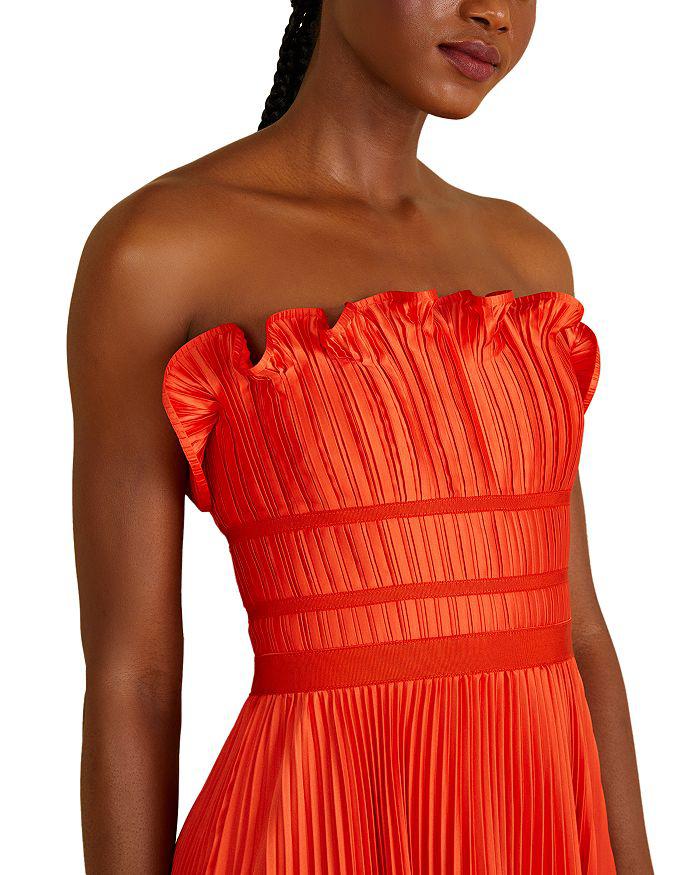 Amur Losey Ruffle Neck Gown