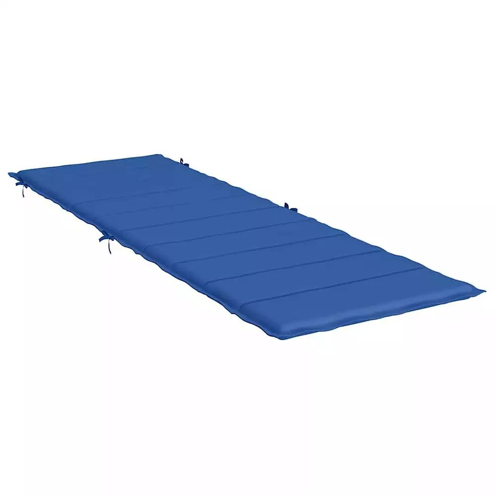 vidaXL Sun Lounger Cushion Royal Blue Oxford fabric 73.2 x 22.8 x 1.6 in 4