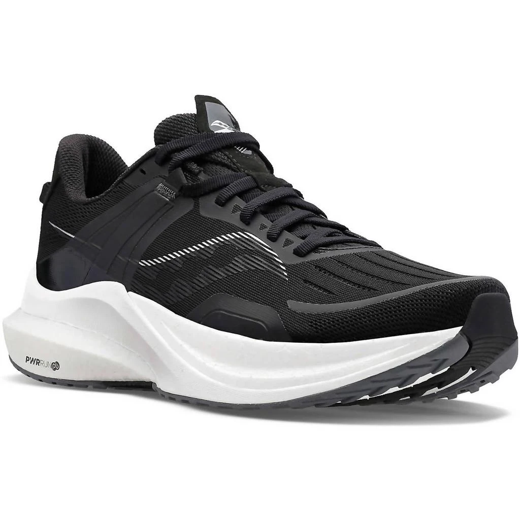 Saucony Men's Tempus Running Shoes In Black/fog 2