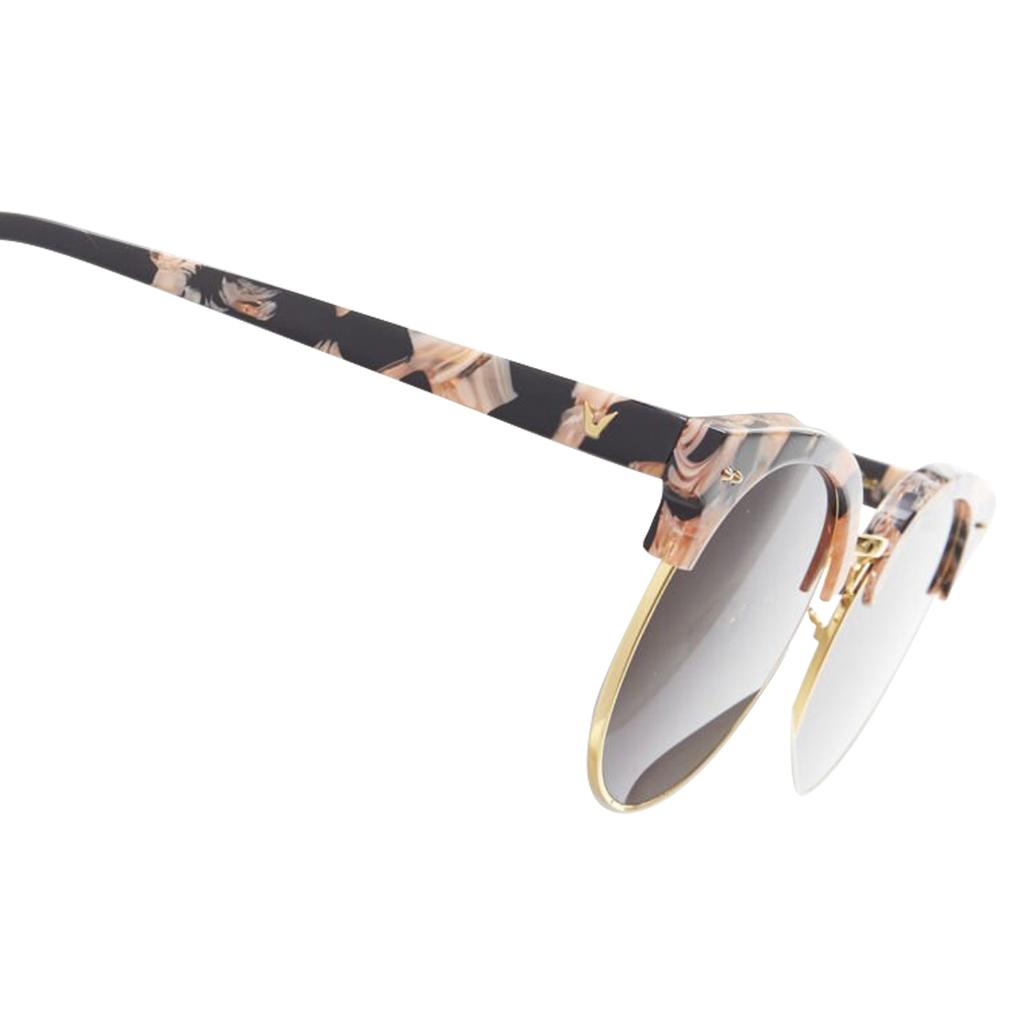 GENTLE MONSTER acetate half frame sunglasses