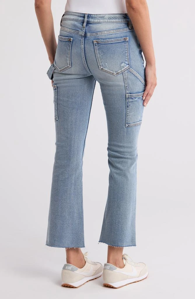 VIGOSS Marley Raw Hem Crop Bootcut Jeans 2