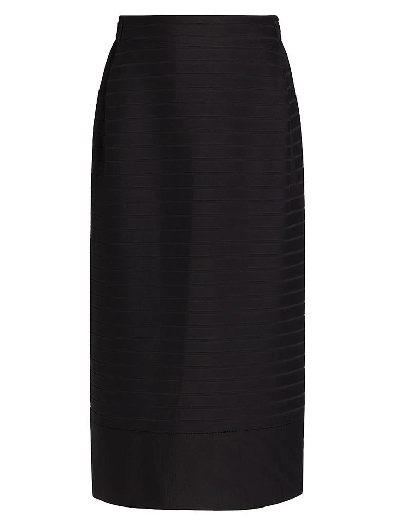 Issey Miyake Wide Stripe Knit Skirt 1