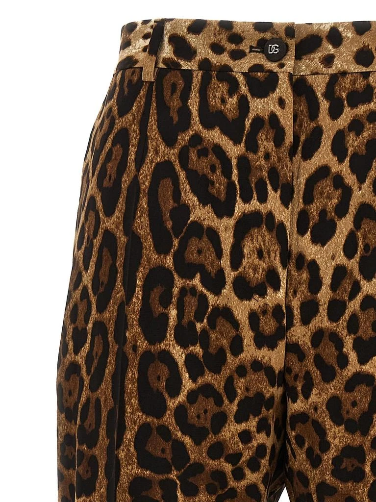 Dolce & Gabbana Dolce & Gabbana Leopard Printed Cigarette Leg Pants 3